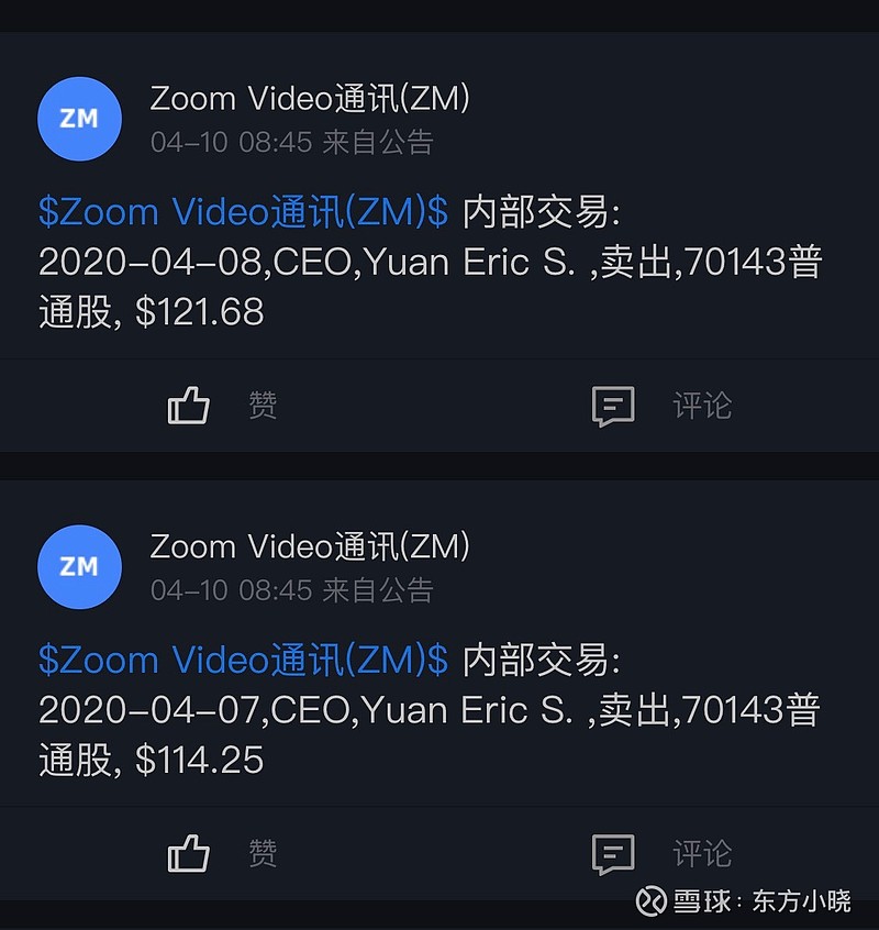 ZM股票的日常趣事與趣聞