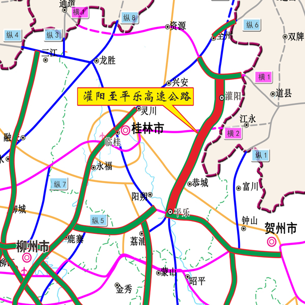 廣西最新高速公路圖及其使用指南
