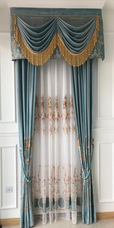 最新款窗簾效果圖及制作選擇指南